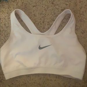 White Nike Bra
